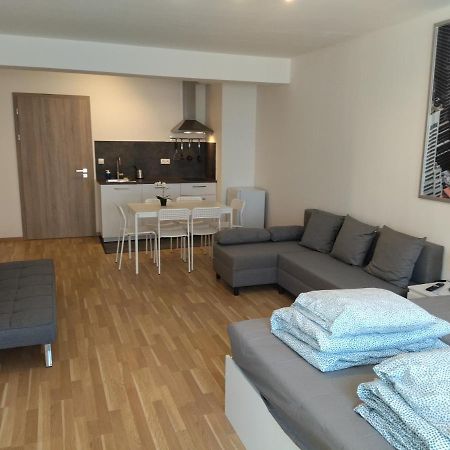 Brand New Two Room Apartment #34 With Free Secure Parking In The Center Praha Bagian luar foto